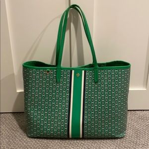 Tory Burch Coated Gemini Tote